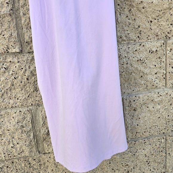 Women's Lilac Heart Hips Sleeveless Midi Dress - Picture 8 of 15